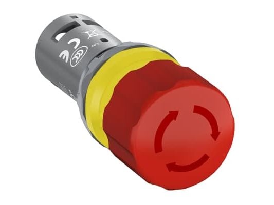 ABB CE3T-10R-02, Knapp, Rød, Plast, 30 mm, 73 mm, 30 mm