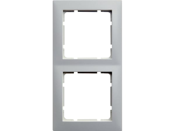 Berker Rahmen 2f.pws senkr. u.waagerecht 10129909, Hvid, Termoplast, Berker, Mat, Berker S.1, 10 stk