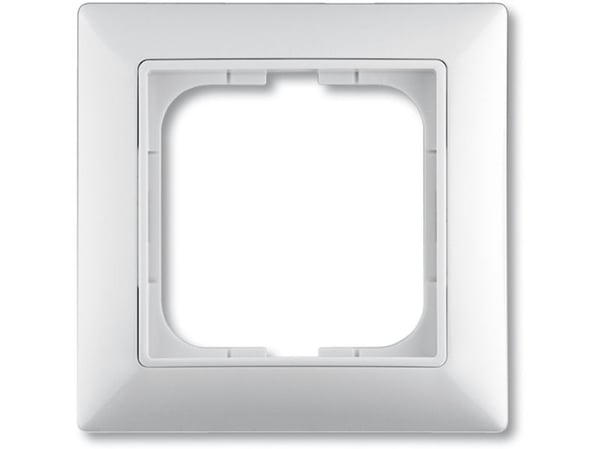 ABB-basic55 ram, blank vit, 1 modul