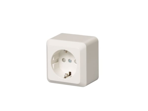 Uttag SINGLE (Jussi) CONNECTION 16A Vit