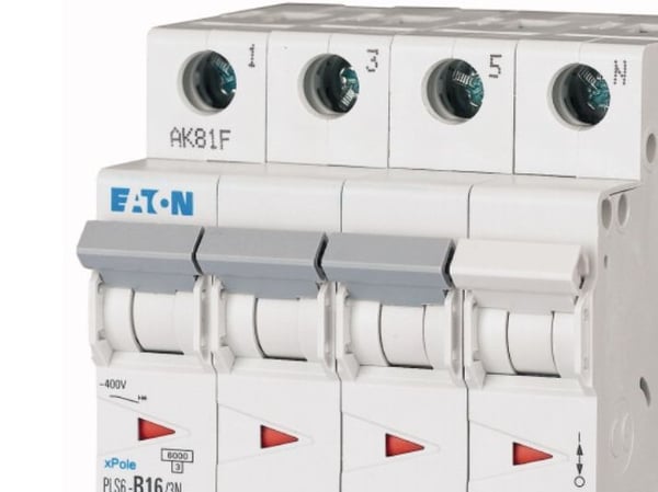 Eaton automatsäkring 16A - 3p+n 6kA Pls6-C16/3N