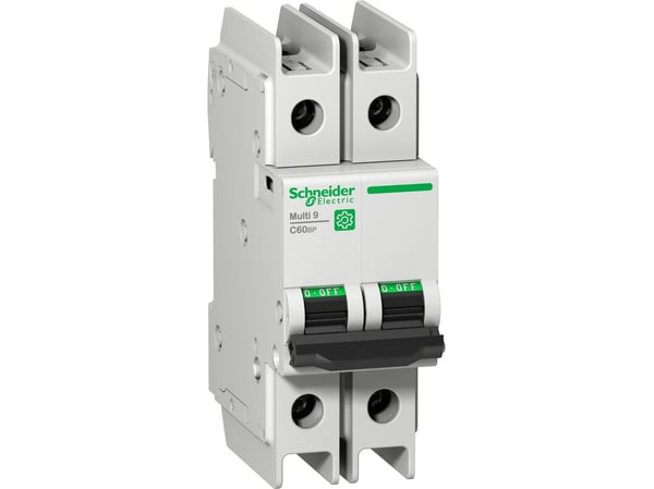 SCHNEIDER ELECTRIC Automatsikring Multi9 C60bp 2P C-karakteristik 4A 480Y/277V UL489