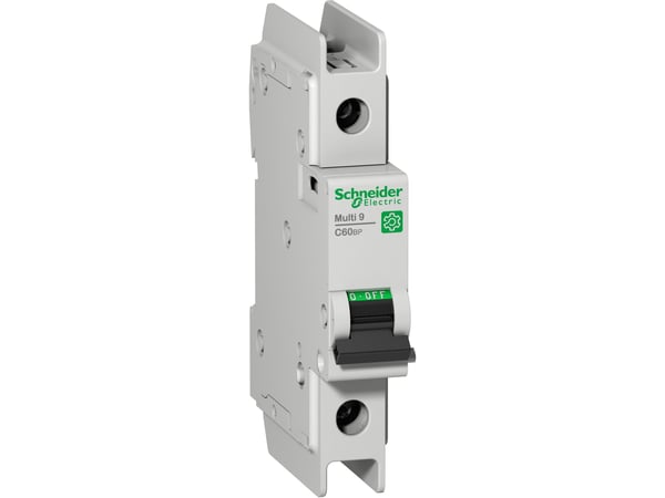 SCHNEIDER ELECTRIC Automatsikring Multi9 C60bp 1P C-karakteristik 2A 277V UL489