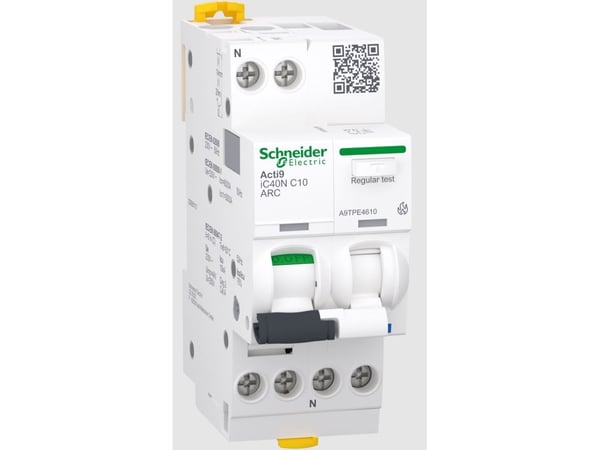 SCHNEIDER ELECTRIC Gnistdetektor/lysbuevagt MCB+AFD 1PN C10A 6kA iC40N ARC