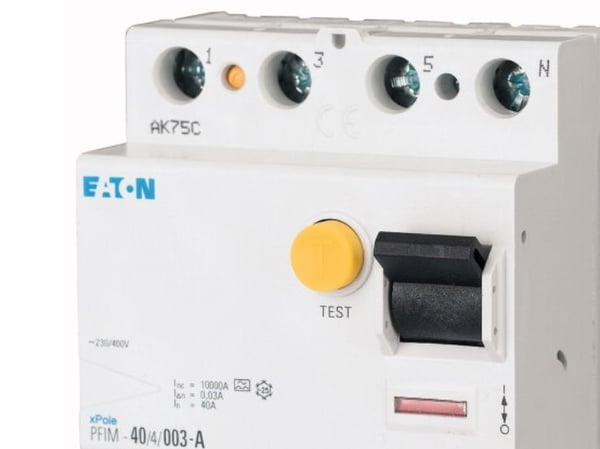 Eaton HPFI/HFI jordfelsbrytare 4P 40A HPFI-40/4/003-A-Mw 235439