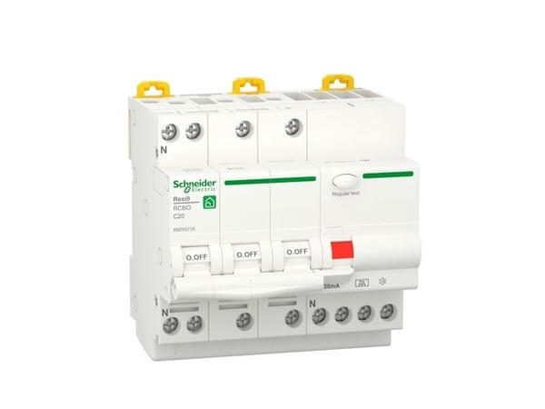 Kombiafbr RCBO 3PN 20A C 6kA 30mA A