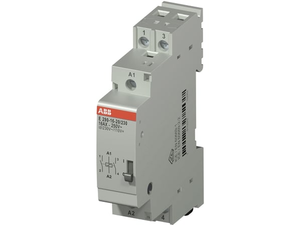 ABB E290-16-20/230, Grå, 250 V, 50 hz, 110-230 V, 16 A, 18 x 62 x 85 mm