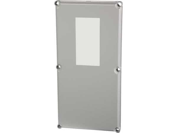 FIBOX Seinäkaapin kansi EK polykarbonaatti 560 x 280 x 30 mm mittausikkunalla EK-mittauskaappeihin MSR,MSR-L ja MSR-S