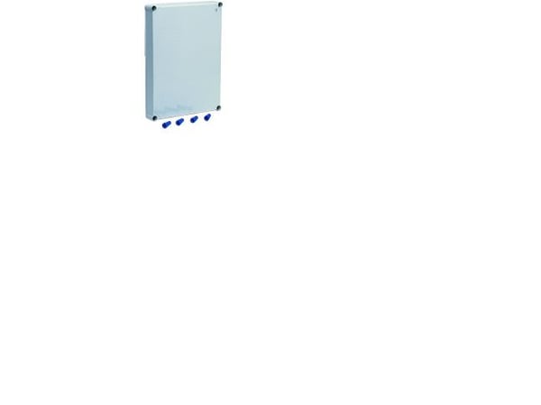 FIBOX Dæksel EKIN 6305G, Polykarbonaatti 640 x 320 x 50 mm KxBxD Grå inkl. skruer Til EKIN 63