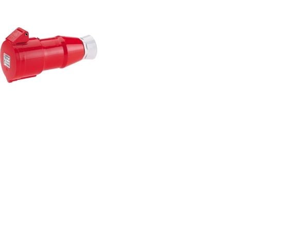 BALS CEE JatkojohtoH6 400V AC 16A 4-napainen, punainen, multigrip kaapelinpoisto, Quick Connect® IP44polyamidi,