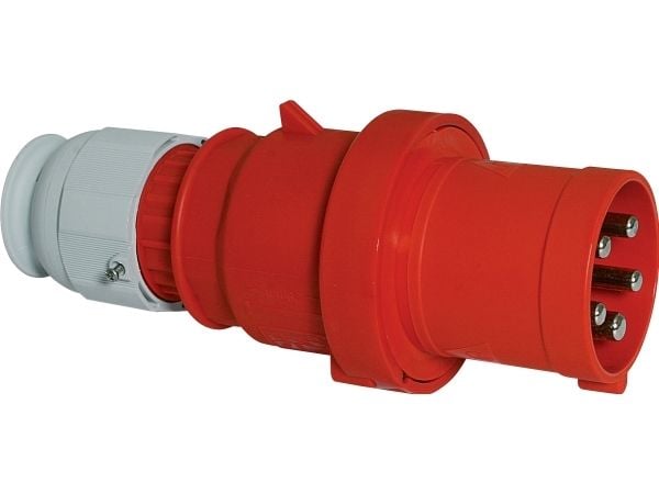 BALS CEE StikpropH6 400V 63A 5 polet RødMultigrip, Quick Connect® fornikletIP44, polyamidi