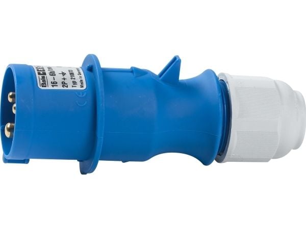 FIX-PRO CEE StikpropH6230V 16A 3 polet BlåMultigripkabelaflastning, skrueIP44, Polyamidi
