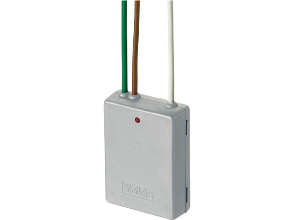 Yokis 2-kanals inbyggd sändare - M/batteri E2Bpp