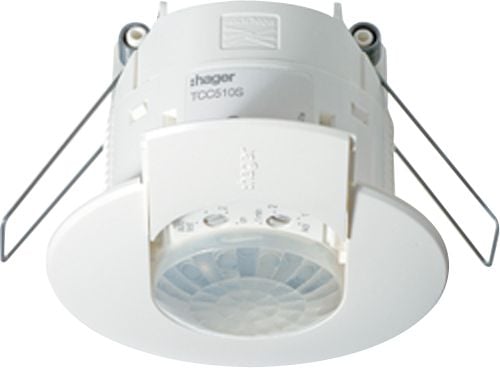 Hager TCC510S, -10 - 45 °C, Valkoinen, ABS-synteettinen, 1 kpl