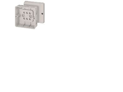 HENSEL Kalvolaatikko 98x98mm 4mm² Harmaa - ilman puristimia