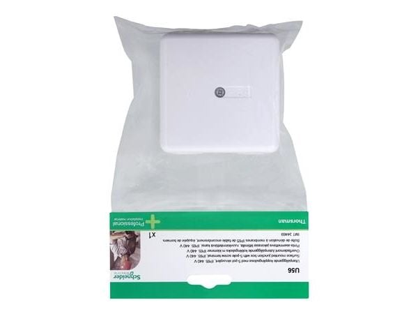 SCHNEIDER ELECTRIC Mureva U56 - j box - 10 grommets - 5-p screw term - DIY - 1 pack - polarwhite