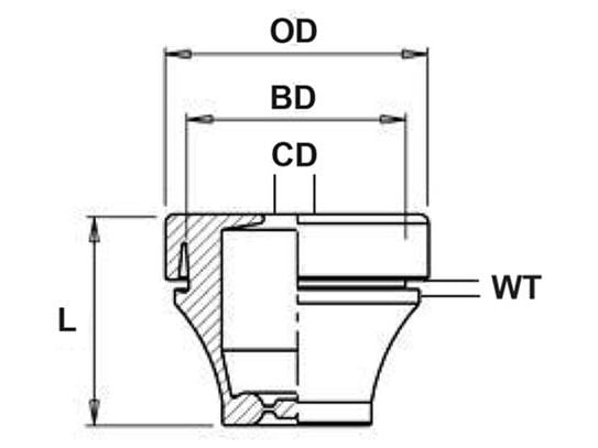 Kumitiiviste VET M20 reikä Ø20,5 mm, kaapeli Ø7-10 mmIP67, EPDM harmaa RAL 7042