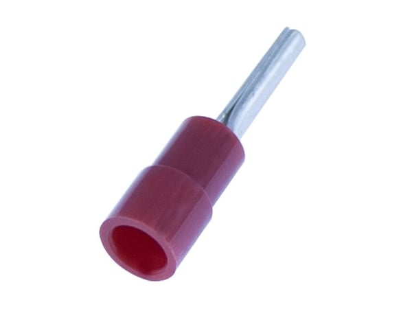 Nastapäätteet punaiset 0,50-1,5mm² tappi Ø1,9mm, pituus 22,0mmindv. halkaisija Ø4,0mm - (100 kpl.)