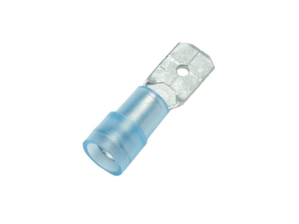 Spade-liitin sininen 1,5-2,5mm² spade 6,3mm, pituus 21,0mmindv. halkaisija Ø3,9mm - (100 kpl)