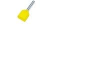 Liitäntäputki keltainen 2x1.0 mm²pituus 15.0 mminisointipituus 8.0 mmreiän halkaisija Ø2.0/3.4/5.4 mm - (100 kpl.)