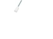 Liitäntäputki valkoinen 0,50 mm²pituus 14,0 mmeristyspituus 8,0 mmreiän halkaisija Ø1,0/2,6 mm - (100 kpl)