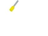 Liitäntäputki keltainen 1.0 mm²pituus 14.0 mminisointipituus 8.0 mmreiän halkaisija Ø1.4/3.0 mm - (100 kpl)