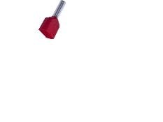 Liitäntäputki punainen 2x1.0 mm²pituus 15.0 mminisointipituus 8.0 mmreiän halkaisija Ø2.0/3.4/5.4 mm - (100 kpl)