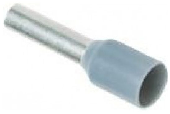 Liitäntäputki harmaa 4,0 mm²pituus 17,0 mmeristyspituus 10,0 mmreiän halkaisija Ø2,8/4,8 mm - (100 kpl)