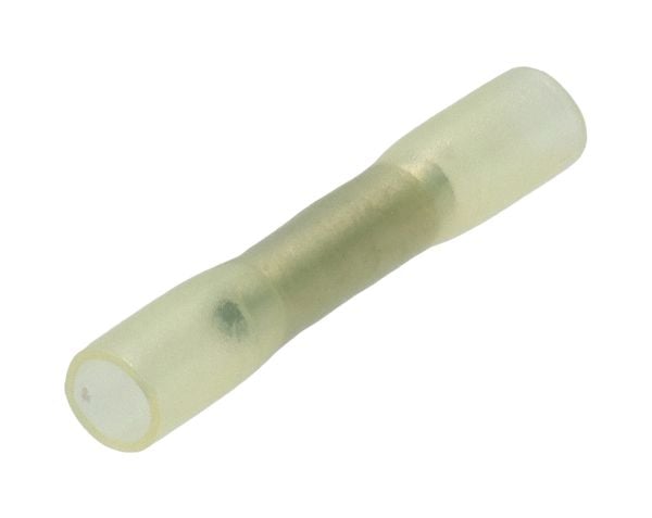 Kutistettava liitosmuhvi vaaleankeltainen 0,3mm² - 0,75mm², Voidaan käyttää luokan 5 kaapelille - (100 kpl.)
