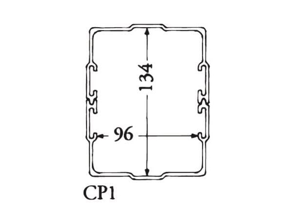 ABB:n sähkökaappi Combiline CP1 sis. vaiheen ja 0-kiskonKxSxK: 628x123x155 mm