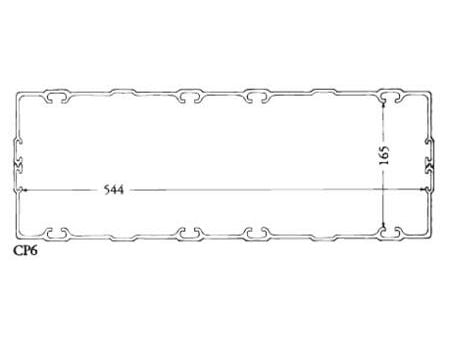 ABB:n sähkökaappi Combiline CP6 sis. vaiheen ja 0-kiskonKxSxK: 628x574x125 mm