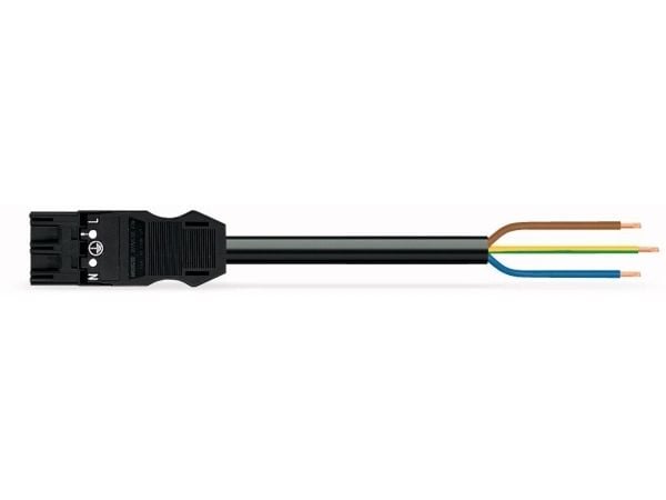 Wago 771-9993/206-101, 1 m, Hanstik, svart
