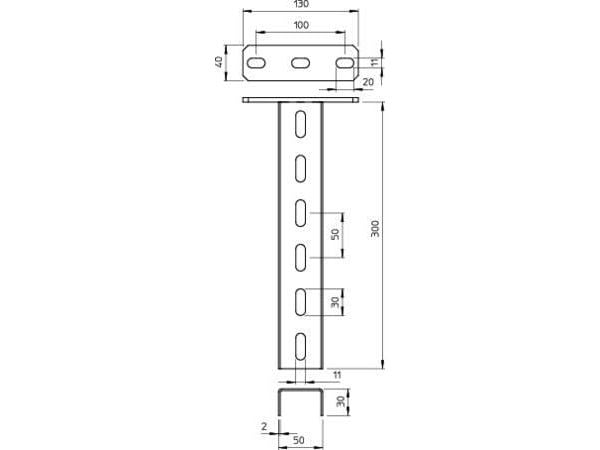 Loftpendel US3K-100 1000mm fzv
