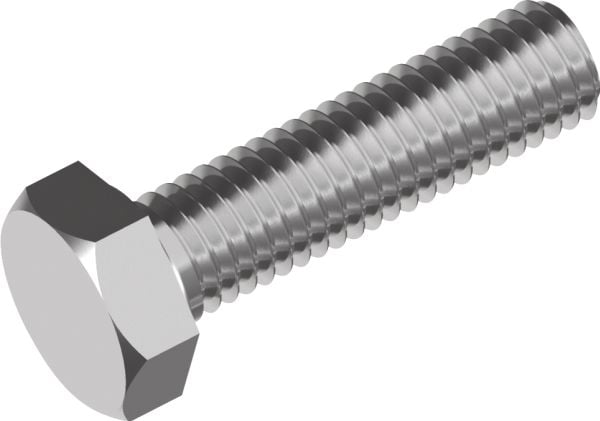 WASI Sarjapultti 8x30 mm Din933 ilman mutteria ruostumaton teräs 316 - (100 kpl)