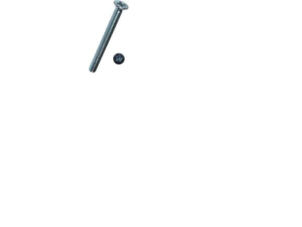 DRESSELHAUS Koneruuvi M3x10 mm DIN 965sinkitty, uppokanta Phillips-uralla PH1 - (100 kpl)