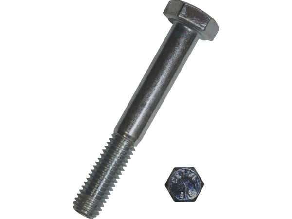DRESSELHAUS Teräspultti M12x65 mm DIN 931 ilman mutteria, sinkitty, ulkokierreavaimen leveys 19 mm - (50 kpl)