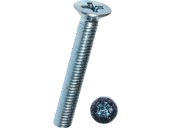 Dresselhaus Forsenkede skruer 4,8 Phillips H, M4 x 70mm, Forsinket, Pakke med 200, Skrue, Metall, Flad, Sink, M4, Rundt hoved