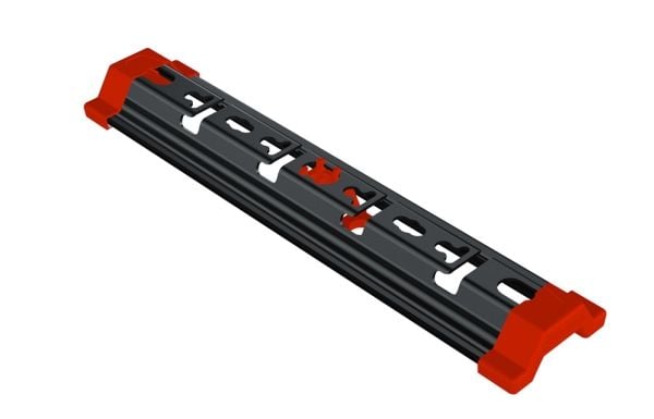 Keskituki S-PLUS 100 mm:n Csslr Plus -verkkoalustalle Musta BK8 Sinkki