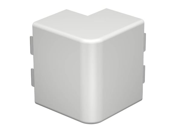 OBO WDK utvändigt hörn 60 mm höjd, bredd 110 mm vit RAL 9010 blyfri plast