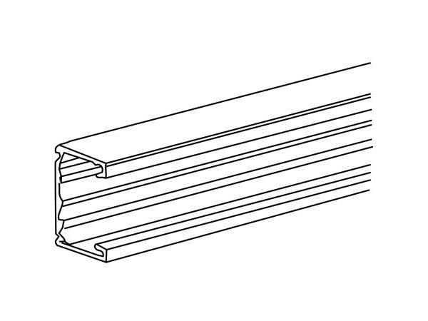 SCHNEIDER ELECTRIC Kanavapohja TEK-U123Korkeus 72 mm, leveys 123 mm, pituus 2500 mmValkoinen ral 9010 muovi