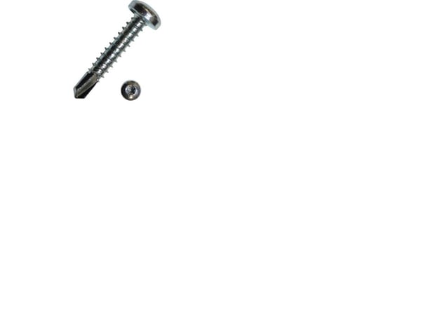 DRESSELHAUS Metallilevyruuvi sinkitty, porakärkinen ja pannukärkinen3,5x16mm torx 15 - (100 kpl.)
