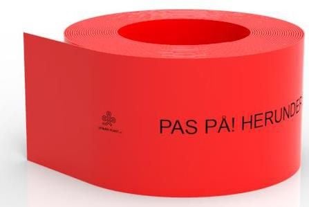 LETBEK kabelbana ELKABEL 2,0 x 180 mm röd (50 meter rulle)