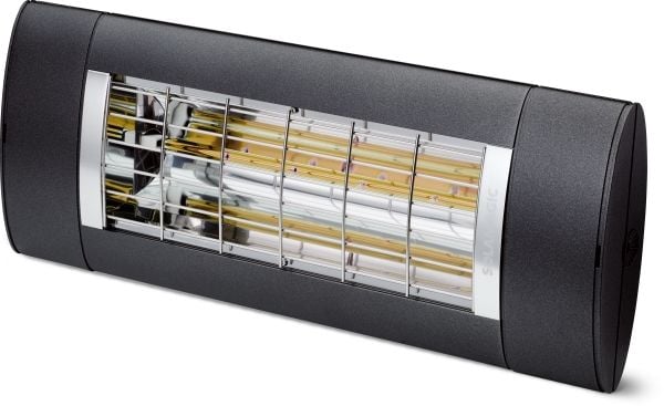 SOLAMAGIC® PREMIUM+ -infrapunalämpölamppu 2000W on omaa luokkaansa ulkolämmityksessä, ja sillä voidaan lämmittää jopa 17 m².