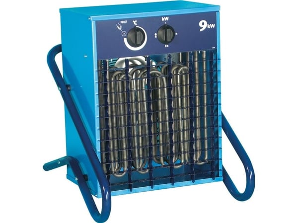 EL-BJØRN VF9B, 9 kW, 3x400 V, IP44, kiinteä CEE-liitäntä kaapelille.Mitat KxSxKxS 430x360x410 mm.