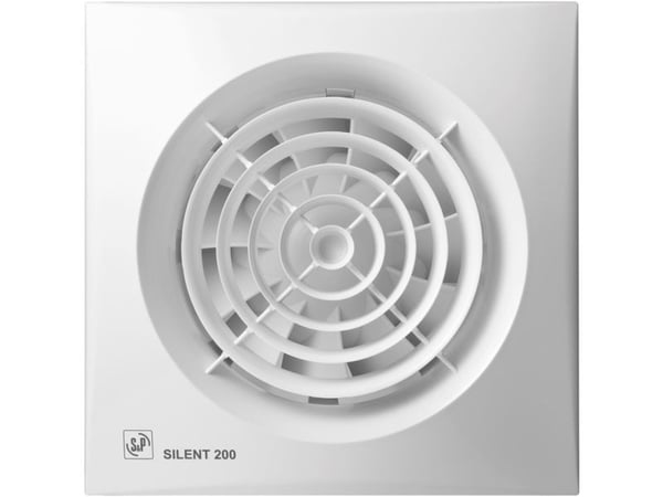 THERMEX Ventilator Silent 200 CZ Scandic, standard modell. Luftmengde 180 m³/t,.