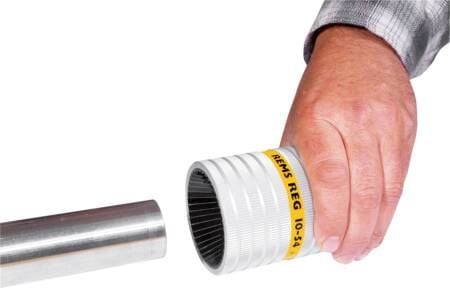 REMS REG 10-54. Udvendig/indvendig rørafgrater, den alsidige afgrater op til Ø 54 mm
