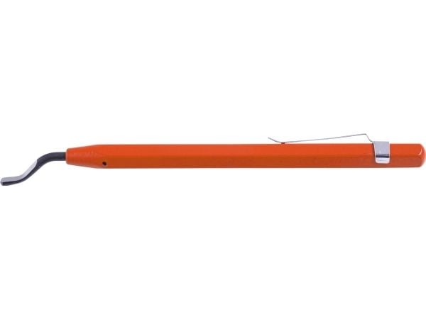 BAHCO Pen-afgrater, længde 143mmtil afgratning af rør i aluminium med clips