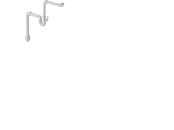 Geberit vesilukko PP 50mm - valkoinen Yleiskäyttöinen yhdelle152.887.11