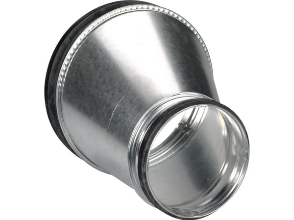 Lindab reduktion lång excentrisk RLU 200X160 nippel/nippel
