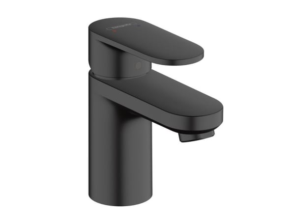 hansGrohe Vernis Blend 1-grebs håndvaskarmatur 70, med løft-op bundventil, mat sort